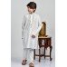 White Kids Kurta Pajama Indian Boys Suit