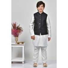 Black Indian Pakistani Young Boys Waistcoat