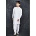 Brilliant White Pakistani Simple Yet Stylish Boys Suit