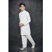 White Kurta Salwar Indian Kids Suit Set