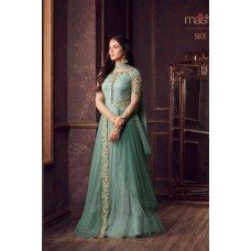 POWDER BLUE INDIAN READY MADE GOWN 5606