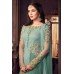 POWDER BLUE INDIAN READY MADE GOWN 5606