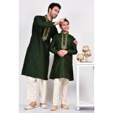 Dark Green Pakistani Wedding Mens Attire