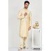 Light Gold Fancy Kurta Pajama Indian Menswear