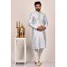 Light Grey Indian Men's Fancy Kurta Pajama