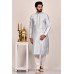 Light Grey Indian Men's Fancy Kurta Pajama