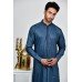 Denim Blue Kurta Shalwar for Men