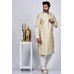 Light Gold Brocade Kurta for Groom