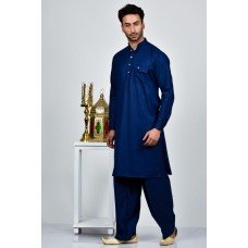 Navy Kurta Shalwar Eid Mens Suit