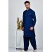 Navy Kurta Shalwar Eid Mens Suit