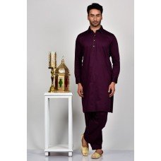 Purple Indian Mens Kurta Shalwar