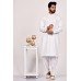 White Mens Kurta Shalwar Pakistani Suit