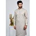 Stone Grey Pakistani Festive Designer Kurta Shalwar