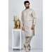 Stone Grey Pakistani Festive Designer Kurta Shalwar