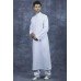 Light Grey Thobe Mens Islamic Jubba