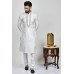 Cream Kurta Pajama Indian Designer Mens Clothing