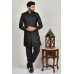 Black Kurta Pajama Mens Fancy Outfit