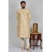 Gold Kurta Pajama Mens Ethnic Suit