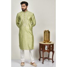 Pista Kurta Pajama Indian Mens Embroidered Suit