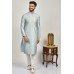 Grey Embroidered Smart Looking Mens Kurta Pajama