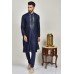 Navy Blue Kurta Pajama Premium Menswear