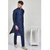 Navy Blue Stylish Kurta Pajama For Men