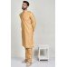 Dull Gold Indian Mens Kurta Set Suit