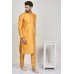 Mustard Eid Mens Kurta Pajama Indian Outfit