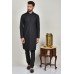 Black Kurta Pajama Indian Mens Designer Suit