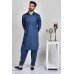 Blue Asian Mens Shalwar Kameez Suit