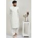 Cream Pakistani Kurta Shalwar Mens Festive Suit