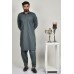 Dark Grey Shalwar Kameez Pakistani Mens Readymade Suit