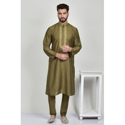 Mehndi colour 2025 kurta for man