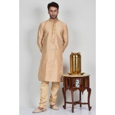 Brown Embroidered Mens Wedding Kurta Pajama Suit