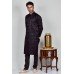 Black Kurta Ethnic Men's Designer Traditional Wear