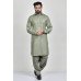 Grey Indian Shalwar Kameez Mens Readymade Suit