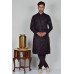 Black Kurta Ethnic Men's Designer Traditional Wear