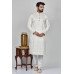 Off White Ethnic Party Wear Kurta For Men