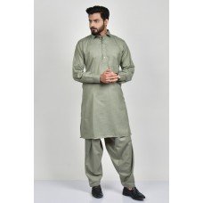 Grey Indian Shalwar Kameez Mens Readymade Suit