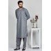 Grey Kurta Salwar Men Festive Clothing