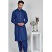 Navy Blue Fancy Kurta Salwar Pakistani Designer Mens Suit