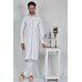 White Long Shalwar Kameez Pakistani Men Eid Suit