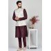 Cream Indian Wedding Jamawar Waistcoat