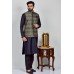 Black Nehru Jacket For Men Jammawar Waistcoat