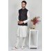 Black Nehru Jacket Pakistani Mens Waistcoat