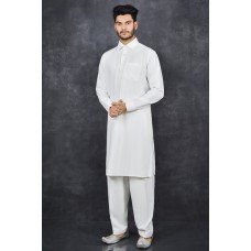 CREAM FESTIVE MEN'S SALWAR KURTA SUIT