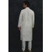 White Embroidered Kurta Pajama Indian Grooms Wear