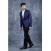 Navy Blue Mens Slim Fit Casual Blazer Jacket