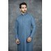 Blue Kurta Jubba Modern Mens Thobe