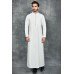 White Simple Plain Mens Jubba